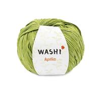 Washi algodon de Katia madejas de 100 gramos y 100 metros. Color Verde (143)