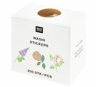 Washi Sticker Blumen, Pastell FSC MIX, The Sky is the Limit, 200 Stk/Rolle