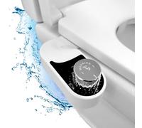 WASHIKU Tokyo Bidet para WC - Ducha Higiénica Portátil para Inodoro, Chorro de Agua Estilo Japonés, Asiento Inteligente con Grifo, Accesorio de Bidé para Baños Modernos