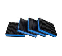 Washing Machine Anti Vibration Pads 4 Pieces Anti Slip Damping Mats - Shock Absorber Feet Pads for Washer Dryer Air Compressor Treadmill Stability, Noise Reduction Home Bathroom Use