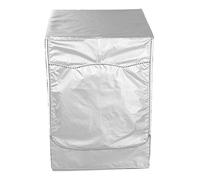 Washing Machine Cover, Outdoor Washer Protective Cover, Zipper Design Without Removal, Washing Machine Dust Wrapper, Suitable for Top Load Washers & Front Open (M)