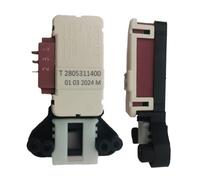 Washing Machine Door Switches - Precision Pulse Circuitry, UL-Certified Flame Retardant | Stable Washer Door Lock Replacement, Safety Protection For Home Laundry Room, Family Apartment, White