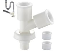 Washing Machine Drain Hose Adapter, Leak-Resistant Plumbing Fitting, Secure Pipeline Connector, General Size for Bathroom Washbasin Laundry Room Home Appliance Installation