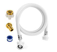 Washing Machine Hoses | Portable Connection and Supply Lines | PVC Water Inlet Pipe for Hot and Cold Water, Durable, Long Water Inlet Hose for Washing Machines, Flexible