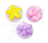 Washing Machine Lint Catcher 3 Pieces - Petal Mesh Hair Remover | Reusable Laundry Debris Filter, PP Polyester Bag For Clothes Bedding Fabric Pets Hair Dryer Washing Machine Cleaning