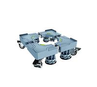 Washing Machine Stand Base Fridge Trolley Wheels Base Stand Double Tubes Appliance Rollers Heavy Duty Stent Multi-Functional Washing Machine Dryer Base To Move Heavy Furn(30Cm)