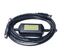 Washinglee USB Cable de Programación para Mitsubishi PLC FX3U y FX Series, para Taiwán Shihlin serie AX, para FX2N/FX1N/1S/FX3U/3GA, para Reemplazo de USB-SC09-FX, 6 Pies