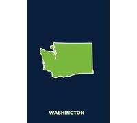 WASHINGTON BLUE AND GREEN - Premium Lined Journal | 6" x 9" | Soft Cover | 120+ Pages - Bold State Colours, Perfect for Game Day & Everyday Notes: A ... Football Season, or Thoughtful Gifts