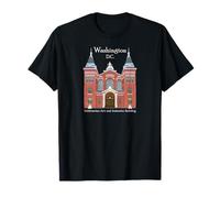 Washington, D.C., Artes e Industrias, Dibujado a Mano Camiseta