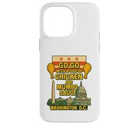 Washington D.C. Go-Go con una guarnición de pollo y salsa de mumbo Carcasa para iPhone 14 Pro Max