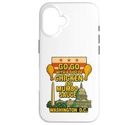 Washington D.C. Go-Go con una guarnición de pollo y salsa de mumbo Carcasa para iPhone 16