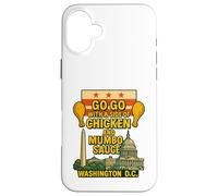 Washington D.C. Go-Go con una guarnición de pollo y salsa de mumbo Carcasa para iPhone 16 Plus