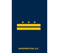 WASHINGTON, D.C. - MAIZE AND BLUE: Premium Lined Notebook Inspired by the Nation’s Capital