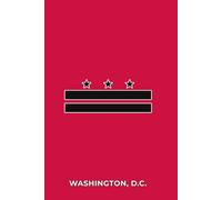 WASHINGTON, D.C. - RED AND BLACK: Premium Lined Notebook Inspired by the Nation’s Capital