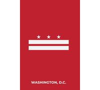 WASHINGTON, D.C. RED - Premium Lined Journal | 6" x 9" | Soft Cover | 120+ Pages: A High-Quality Writing Notebook - Ideal for School, Work, or Thoughtful Gifts