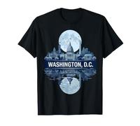 Washington D.C. Skyline Reflejo Camiseta