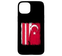 Washington D.C. Turquía Media Bandera Turkiye Washington Turco Carcasa para iPhone 15 Plus