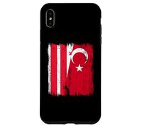 Washington D.C. Turquía Media Bandera Turkiye Washington Turco Carcasa para iPhone XS MAX