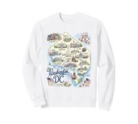 Washington DC, Capital, Casa Blanca, EE.UU., Río Potomac Sudadera