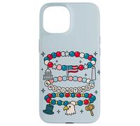 Washington DC - Pulsera de Amistad con Iconos patrióticos de la Ciudad Carcasa para iPhone 15