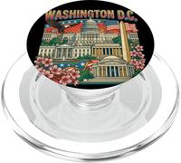 Washington DC USA Travel Souvenir City Landmark Regalo turístico PopSockets PopGrip para MagSafe