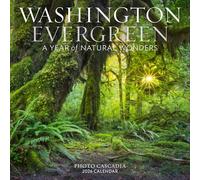 Washington Evergreen Wall Calendar 2026: A Year of Natural Wonders