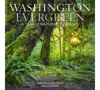 Washington Evergreen Wall Calendar 2026: A Year of Natural Wonders