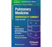 Washington Manual Pulmonary Medicine Subspecialty Consult