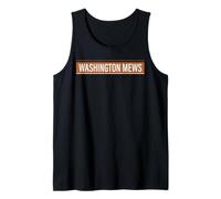 Washington Mews New York City NYC para Hombres y Mujeres Camiseta sin Mangas