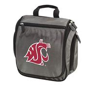 Washington State University - Bolsas de aseo o kits de afeitado WSU para hombre, bolsa de viaje colgante, color gris, talla única, Gray, Talla única