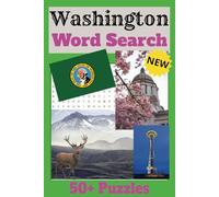 Washington State Word Search Puzzle Book: Washington Word Search Puzzle Book: Word Searches with Easy to Read Print about The State, Landmarks, ... / ... for Vacations, Holidays, and Free Times