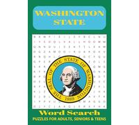 Washington State Word Search Puzzle Book: Word Searches with Easy to Read Print about cities, destinations, mountains and More | 6x9 inches, 110 pages ... … Gift for Vacations, Holiday and Free Times