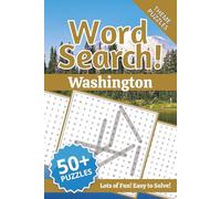 Washington State Word Search Puzzle Book: Word Searches with Easy to Read Print about the US State of Washington | 6x9 inches, 110 pages | 50+ Puzzles ... Gift for Vacations, Holidays and Free Times