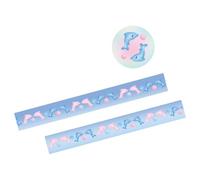 Washis Tape - Cinta decorativa de tomate, suministros de arte para manualidades, diarios, planificadores, álbumes de recortes, envoltura decorativa, autoadhesiva, Washis, artistas, panda