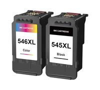 Washope 545XL 546XL Cartuchos de Tinta Remanufacturado para 545 546 XL para MG2555s TS3151 MG3050 MG2950 MX495 TR4550 TS3350 TS3150 TR4551 MG2550s (Negro, Colore)