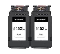 Washope 545XL 546XL Cartuchos de Tinta Remanufacturado para 545 546 XL para TS3350 TS3355 iP2850 MG2555S MG2450 MX495 TS3450 TS3355 TR4550 TR4551 TS3351 MG2950 (2 Negro)