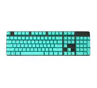 Washranp 104pcs/SetGaming tapas de teclado, teclas universales para teclado mecánico, PBT teclas retroiluminadas universales para teclado mecánico Cherry Mint Blue