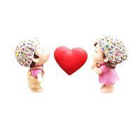 Washranp Difusor De Fragancia De Coche De Pareja Encantadora Niña Niño, Decoración De Difusor De Clip De Perfume, Decoraciones De Regalo Clip De Coche Decoraciones De Ventilación De Aire Interior 3