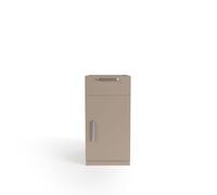 Wasophoogte® Armario de cocina - Gabinete inferior de cocina - Módulo N2-700(D)*450(B)*910(H) mm - Gris pardo - Diseño elegante y ergonómico que ahorra espacio - Fácil de colocar