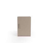 Wasophoogte® Armario de cocina - Gabinete inferior de cocina - Módulo N3-700(D)*600(B)*910(H) mm - Gris pardo - Diseño elegante y ergonómico que ahorra espacio - Fácil de colocar