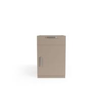 Wasophoogte® Armario de cocina - Gabinete inferior de cocina - Módulo N4-700(D)*600(B)*910(H) mm - Gris pardo - Diseño elegante y ergonómico que ahorra espacio - Fácil de colocar