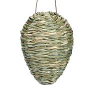 Wasp Nest Decoy, Hornet House Decor, Artificial Bee Hive, Woven Hanging Decoration, Porch Protector, Ideal para Orchard, Farm, Patio, Backyard, Outdoor Garden Use 6,69 x 9,06 pulgadas