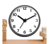 Wasserdichte Uhr Für Die Dusche - Wandmontierter Saugnapf-Alarm Mit Batteriebetrieb, Zum Aufhängen Geeignete Duschuhr | Auch Geeignet Für Die Badezimmer Küche Innenbereich Badewanne Pool Sauna