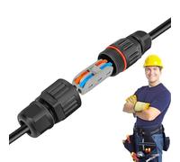 Wasserdichter Kabelverbinder Außenbereich, IP68 Regenfeste Verbindungsklemme 2-in/2-out/3-in/3-out, Vergrabbarer Kabelterminalblock Aus Flammhemmendem Nylon, 32A/250V Für Elektrogeräte, -40°C Bis +95