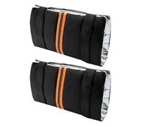 Wasserhahn Abdeckung | Wasserdichter Zapfhahn Schutz | 2 Stück Outdoor Winter Wasserhahnabdeckungen mit Reflektierendem Streifen für Garten, Terrasse, Hof, Frostschutz, Wiederverwendbar