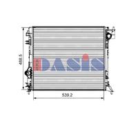 Wasserkühler Aluminium para Nissan Qashqai II 1.5 dCi 2.0 ALL