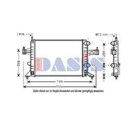 Wasserkühler Mecanicamente Fijado para Opel Corsa C F08 F68 1.2 1.0
