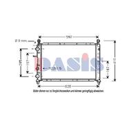 Wasserkühler Mecanico Para Fiat Tempra S.W. 159 2.0 i 4x4 EISENFELS