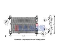 Wasserkühler Motorkühler Für Mercedes C-Klasse SLK W203 R171 S203 CL203