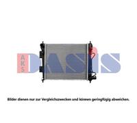 Wasserkühler Motorkühler Kühlrippen gelötet para Hyundai i10 BA IA 1.0